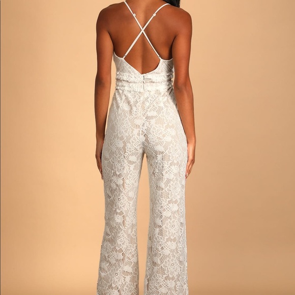 Lulus Lace Jumpsuit Small - Picture 2 of 5